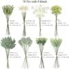 Unyqoos® Realistische kunstbloemen en takken voor veelzijdige decoratie en boeketten