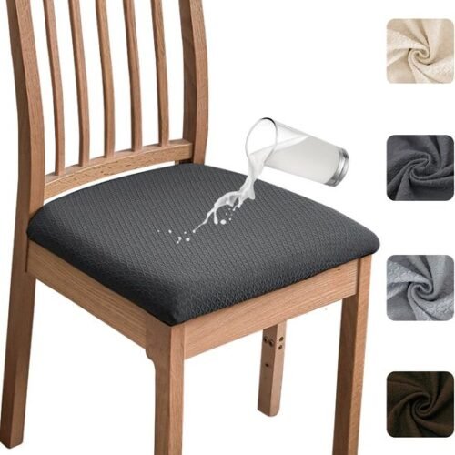550x555-93.jpg Unyqoos® Waterdichte en elastische stoelhoezen set van 6 voor eetkamerstoelen