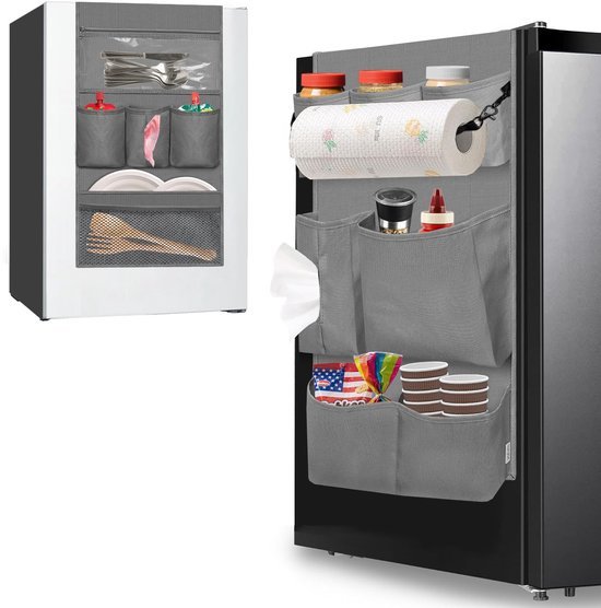 550x556-101.jpg Unyqoos® Ruimtebesparende wandorganizer met 15 vakken voor koelkast en kantoor