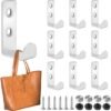 550x556-116.jpg Unyqoos® Set van 10 witte L-vormige metalen wandhaken voor veelzijdig gebruik
