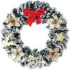 Unyqoos® Sfeervolle Kerstkrans met Rendieren voor Deur en Raamdecoratie Binnen en Buiten