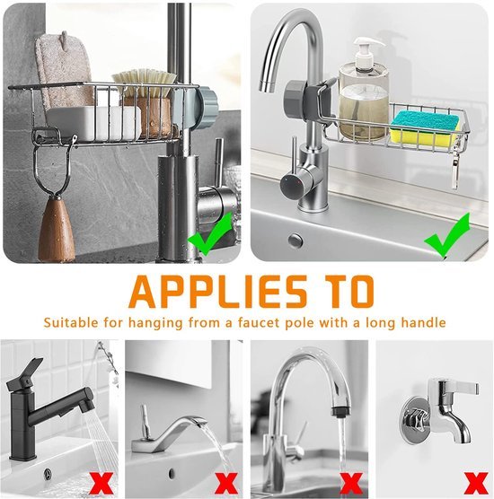 550x556-55.jpg Unyqoos® Set van drie verstelbare doucheplanken voor badkamer en keuken zonder boren