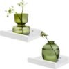 550x556-67.jpg Unyqoos® Set van Twee Witte Wandplanken van Massief Hout voor Decoratie en Opslag