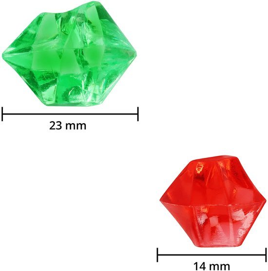 Unyqoos ® Kleurrijke Acryl Glitterstenen Set voor Creatieve Decoraties en Vakmanschap