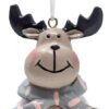 Unyqoos® Sfeervolle 3-delige Kerstdecoratieset met Kerstman, Sneeuwpop en Rendier