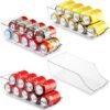 Unyqoos ® Praktische Drank- en Blikjesorganizer voor Koelkast, Werkblad en Meer – Set van 4 Stuks