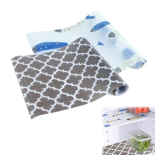 Unyqoos® Antibacteriële en Afwasbare Matten voor Koelkast en Kast, 130 x 30 cm