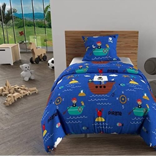 550x557-14.jpg Unyqoos® Stijlvolle dekbedovertrekset in piratenblauw van hoogwaardig katoen