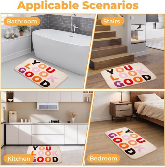 550x557-18.jpg Unyqoos® Absorberende en Antislip Beige Badmat voor Comfortabele Badkamerervaring