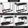 550x557-40.jpg Unyqoos® Uittrekbare Organizer voor Onder de Wastafel met Veelzijdige Opbergmogelijkheden, Zwart