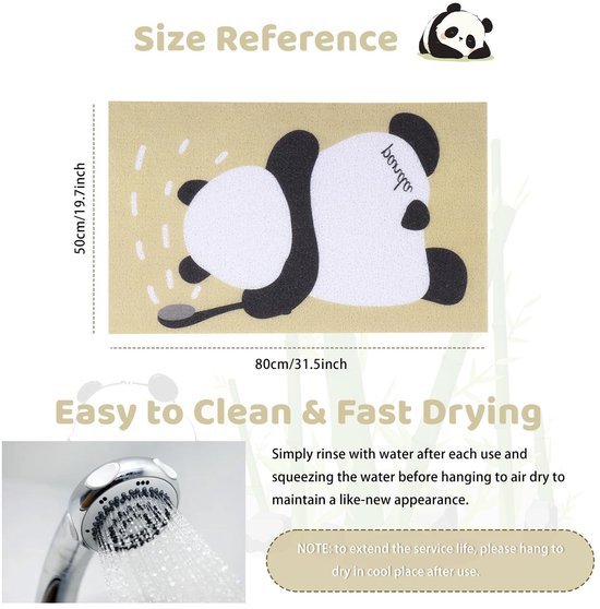 550x558-20.jpg Unyqoos® Zachte antislip douchemat met snelle drainage voor veilige douches
