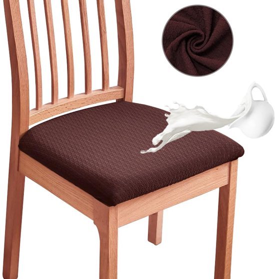 550x558-27.jpg Unyqoos® Waterdichte jacquard stoelhoezen set van 4 voor eetkamerstoelen