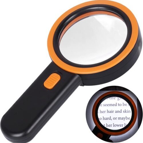 Unyqoos® Handheld Vergrootglas met LED Verlichting voor Gedetailleerd Lezen en Observatie