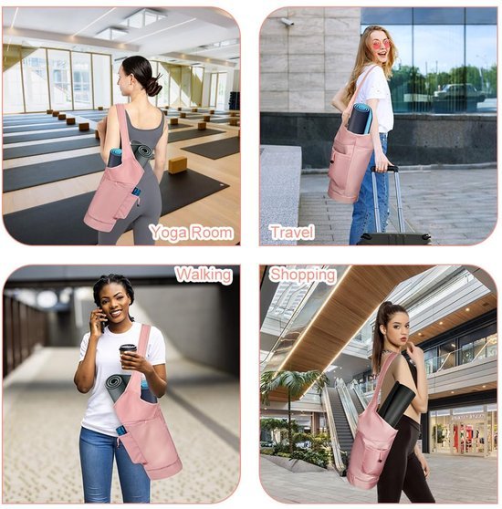 550x558-36.jpg Unyqoos® Multifunctionele Yoga- en Sporttas met Verstelbare Schouderbanden en Waterdicht Compartiment
