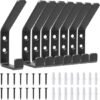 Unyqoos® Set van 8 multifunctionele wandhaken voor akoestische panelen en garderobe