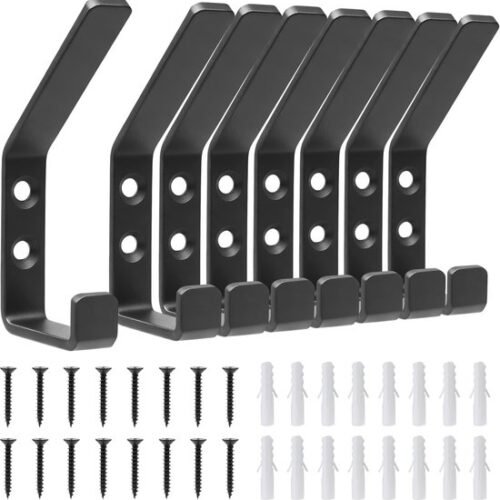 550x558-59.jpg Unyqoos® Set van 8 multifunctionele wandhaken voor akoestische panelen en garderobe