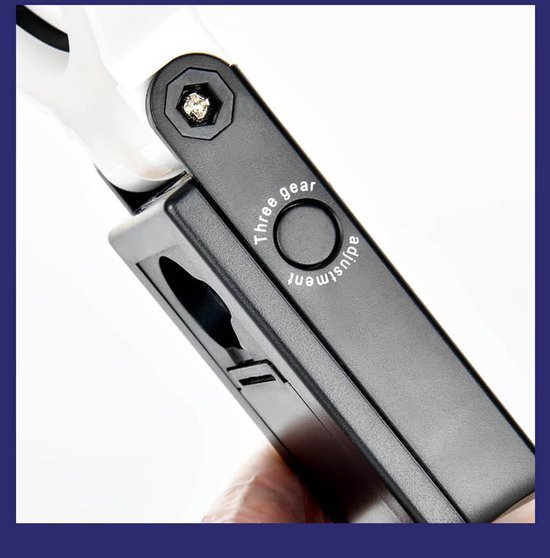 Unyqoos® Opvouwbaar vergrootglas met LED-verlichting en standaard voor nauwkeurige inspectie