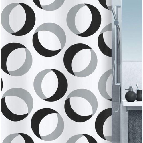 550x558-8.jpg Unyqoos® Waterafstotend douchegordijn met antibacteriële werking in neutrale kleuren
