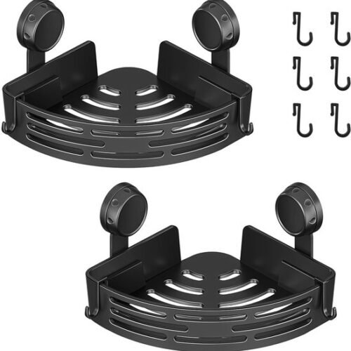 550x559-23.jpg Unyqoos® Praktisch hoekdoucherek zonder boren met afneembare haken en opbergruimte