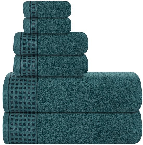 Unyqoos® Zachte Luxe Katoenen Handdoekenset voor Comfortabele Badervaring