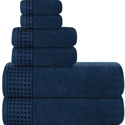 Unyqoos ® Set van Luxe Katoenen Handdoeken met Extra Grote Badhanddoeken en Wasbedden Voor Elke Dag