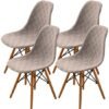 550x559-34.jpg Unyqoos® Set van 4 elastische stoelhoezen in kaki voor eetkamerstoelen