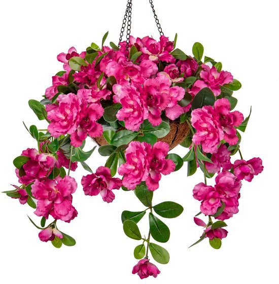 Unyqoos ® Realistisch Uitziende Hangende Kunstplanten Met Bloemrijke Details Voor Interieurdecoratie