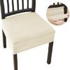 550x560-21.jpg Unyqoos® Set van 4 elastische stoelhoezen in beige voor eetkamer en evenementen