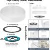 Unyqoos® Multifunctioneel 360 Graden Draaiplateau voor Keuken en Badkamer Organisatie, 26 cm, Wit