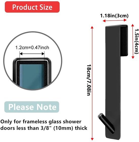 Unyqoos® Innovatieve Zelfklevende Douchehaken Set van 2 voor Handdoeken en Accessoires