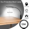 Unyqoos® Verlichte loeplamp met 5 verlichtingsmodi voor nauwkeurig handwerk en lezen