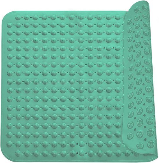 550x561-25.jpg Unyqoos® Vierkante antislip douchemat met massagefunctie en zuignappen in Marsgroen