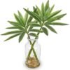 550x561-29.jpg Unyqoos® Levensechte Dracaena Kamerplant in Stijlvolle Glasvaas voor Interieurdecoratie, groente, 36 cm