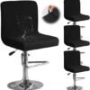 550x561-38.jpg Unyqoos® Set van 4 zwarte stretch stoelhoezen voor eetkamerstoelen met rugleuning