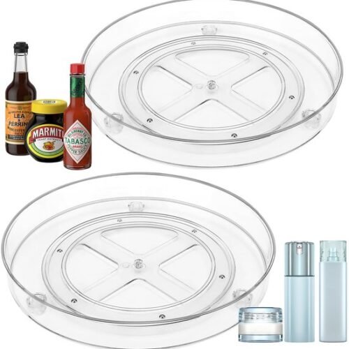 550x561-55.jpg Unyqoos® Set van 2 draaibare organizers voor keuken en badkameropslag