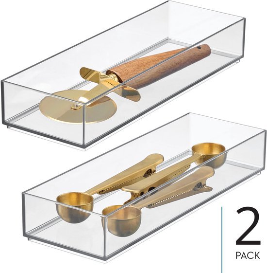 550x561-58.jpg Unyqoos® Transparante lade-organizers voor keuken en badkamer met modulair ontwerp