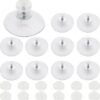Unyqoos® Set van 11 transparante PVC-zuignappen met M4-schroefdraad voor dagelijks gebruik