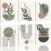 550x561-77.jpg Unyqoos® Set van zes bohemien canvas schilderijen voor moderne huisdecoratie