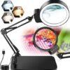 Unyqoos® LED Vergrootglaslamp met Dimfunctie en Standaard voor Hobby en Werk