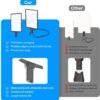 Unyqoos® Verlichte leesloep met verstelbare vergroting en handsfree gebruik voor gemak