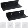 550x562-48.jpg Unyqoos® Zelfklevend metalen wandrek voor badkamer en keuken zonder boren