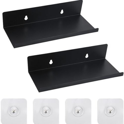 550x562-48.jpg Unyqoos® Zelfklevend metalen wandrek voor badkamer en keuken zonder boren