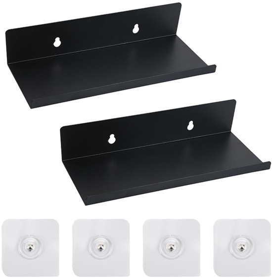 550x562-48.jpg Unyqoos® Zelfklevend metalen wandrek voor badkamer en keuken zonder boren