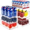 Unyqoos® Koelkast Organisatie Set van 6 Stuks voor Keuken, Vriezer en Meer - BPA-vrij