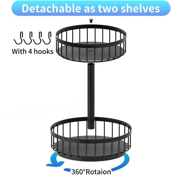 Unyqoos® 360° Draaibare Multifunctionele Organizer voor Kruiden en Cosmetica