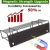 Unyqoos® Magneet Keukenorganizer Set met Keukenrolhouder en Haakjes voor Koelkast en Wandmontage