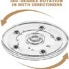 Unyqoos® Compact en veelzijdig acryl draaiplateau voor keuken en decoratie