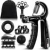Unyqoos® Complete handtrainingsset met instelbare weerstand en telfunctie voor veelzijdige griptraining