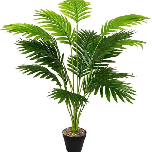 Unyqoos® Realistische kunstpalm in pot voor stijlvolle interieurdecoratie