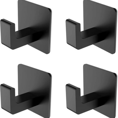 550x563-44.jpg Unyqoos® Set van 4 zelfklevende zwarte handdoekhaken zonder boren voor elke ruimte